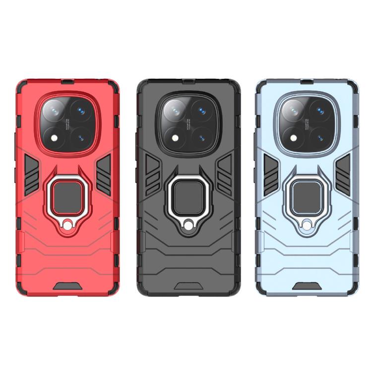 For Redmi Note 14 Pro 4G Global Shockproof PC + TPU Holder Phone Case