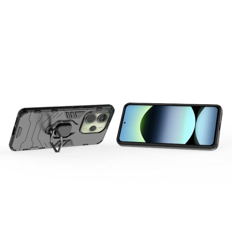 For Redmi Note 14 4G 163.25mm Shockproof PC + TPU Holder Phone Case