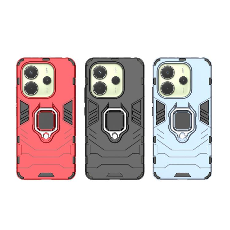 For Redmi Note 14 4G 163.25mm Shockproof PC + TPU Holder Phone Case