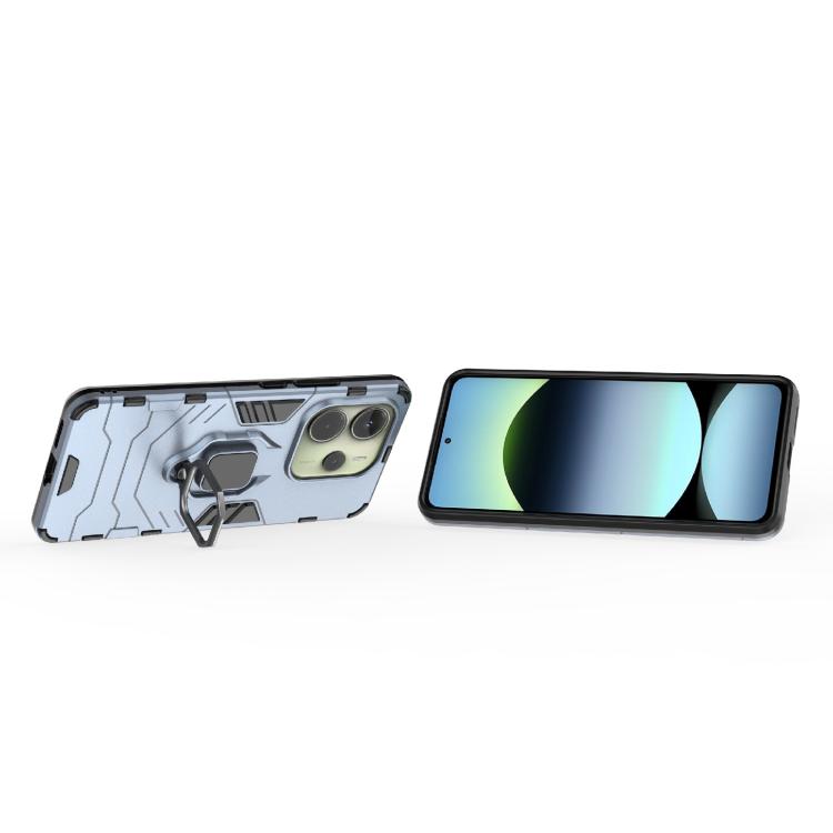 For Redmi Note 14 4G 163.25mm Shockproof PC + TPU Holder Phone Case
