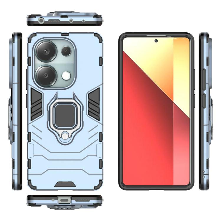 For Redmi Note 14S 4G Shockproof PC + TPU Holder Phone Case
