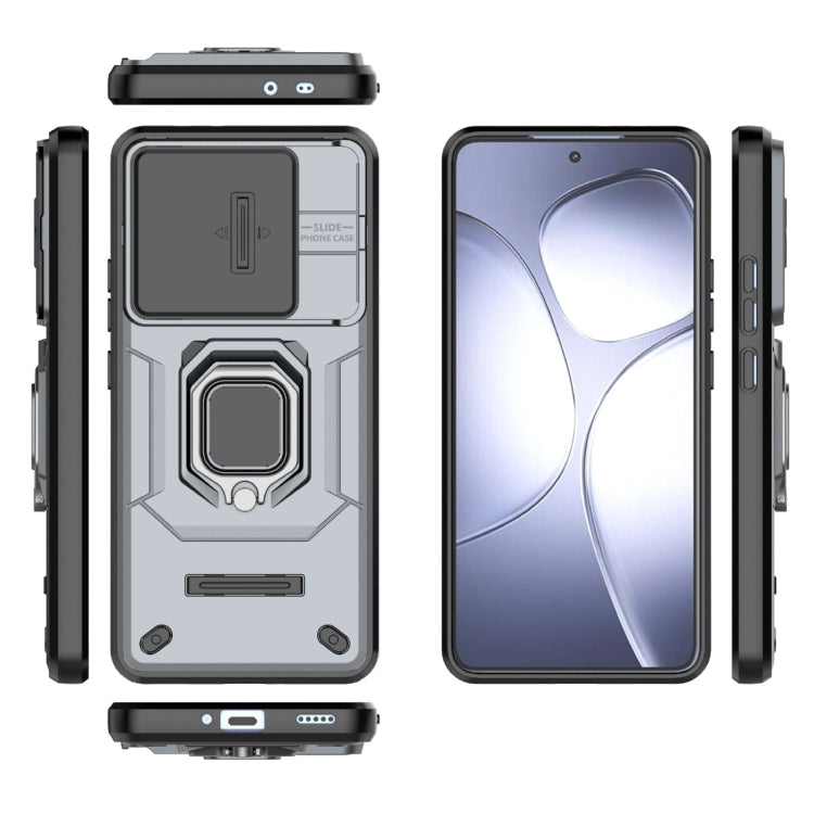 For Redmi K70 Ultra Global Sliding Camshield TPU + PC Shockproof Phone Case with Holder