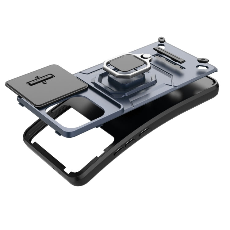 For Redmi K70 Ultra Global Sliding Camshield TPU + PC Shockproof Phone Case with Holder