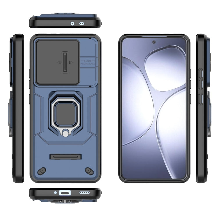 For Redmi K70 Ultra Global Sliding Camshield TPU + PC Shockproof Phone Case with Holder