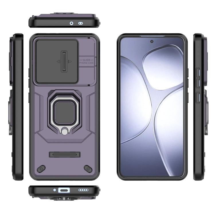 For Redmi K70 Ultra Global Sliding Camshield TPU + PC Shockproof Phone Case with Holder