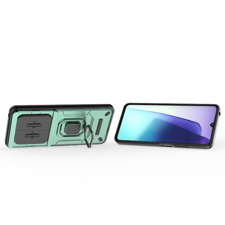 For Redmi 14C 4G Sliding Camshield TPU + PC Shockproof Phone Case with Holder
