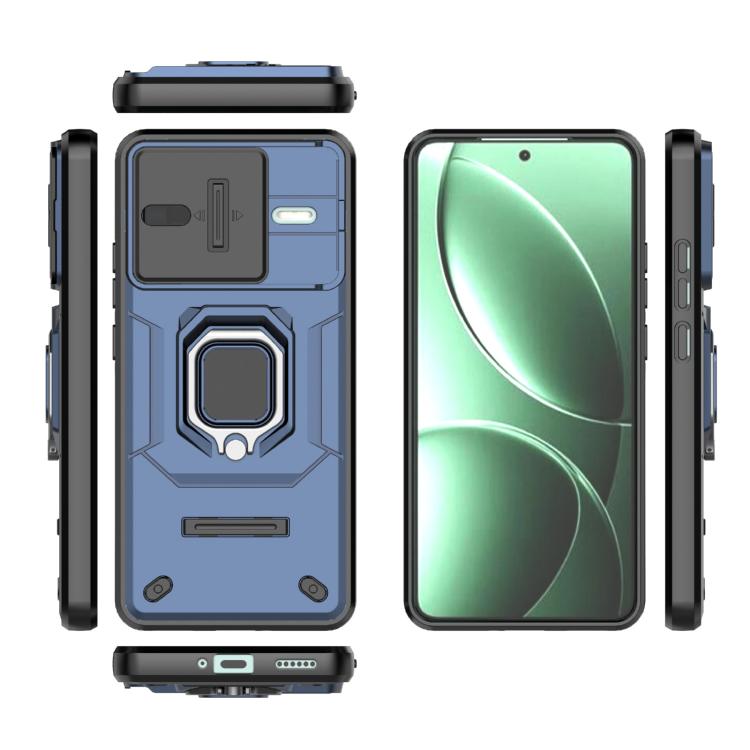 For Redmi K80 / Poco F7 Pro Sliding Camshield TPU + PC Shockproof Phone Case with Holder