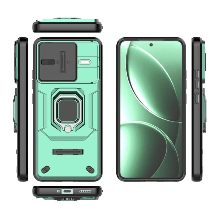 For Redmi K80 / Poco F7 Pro Sliding Camshield TPU + PC Shockproof Phone Case with Holder