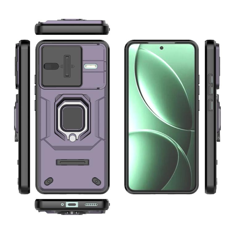 For Redmi K80 / Poco F7 Pro Sliding Camshield TPU + PC Shockproof Phone Case with Holder
