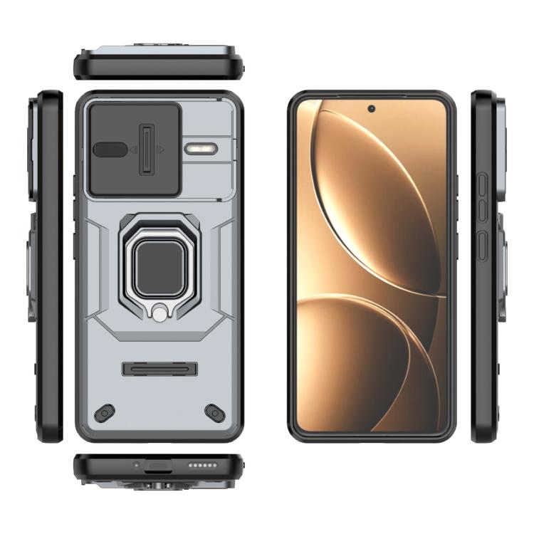 For Redmi K80 Pro / Poco F7 Ultra Sliding Camshield TPU + PC Shockproof Phone Case with Holder