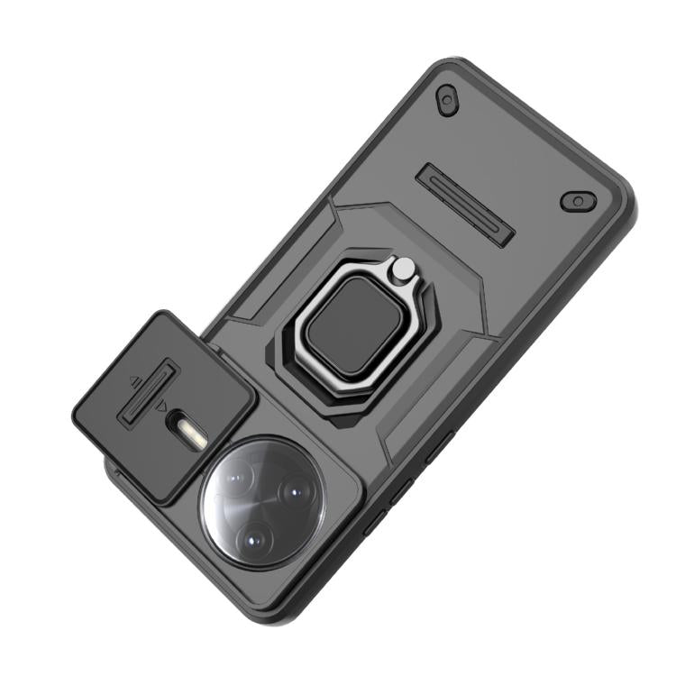 For Redmi K80 Pro / Poco F7 Ultra Sliding Camshield TPU + PC Shockproof Phone Case with Holder