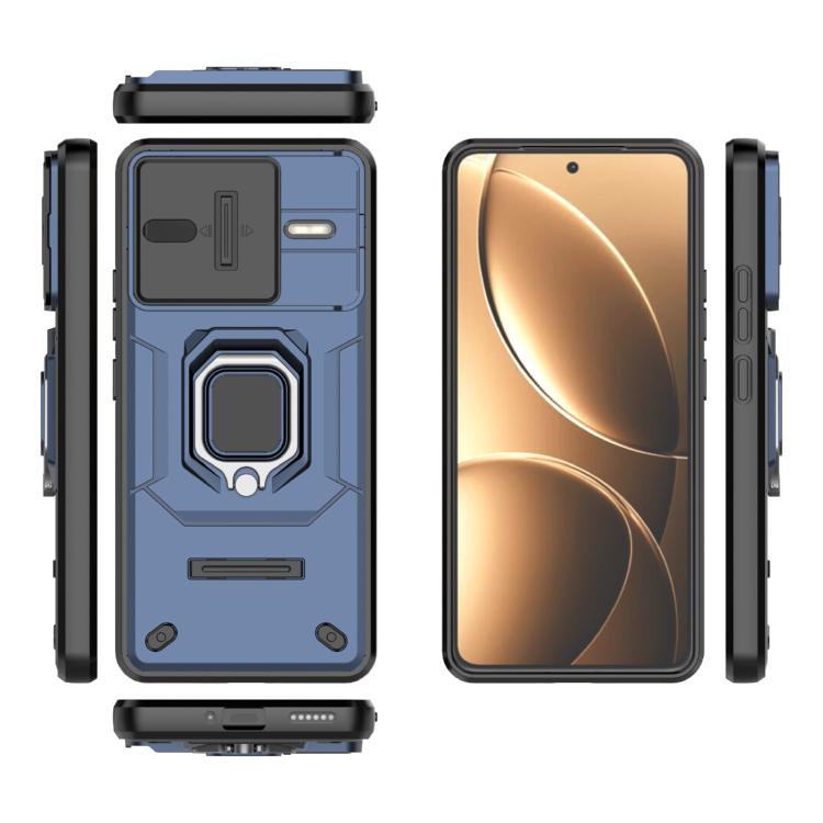 For Redmi K80 Pro / Poco F7 Ultra Sliding Camshield TPU + PC Shockproof Phone Case with Holder
