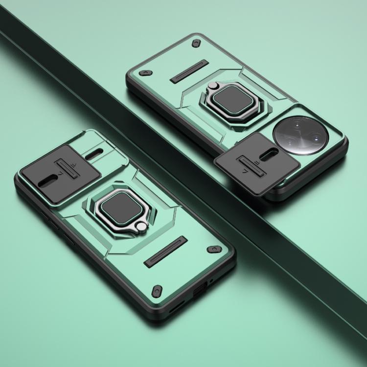 For Redmi K80 Pro / Poco F7 Ultra Sliding Camshield TPU + PC Shockproof Phone Case with Holder