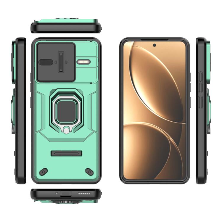 For Redmi K80 Pro / Poco F7 Ultra Sliding Camshield TPU + PC Shockproof Phone Case with Holder