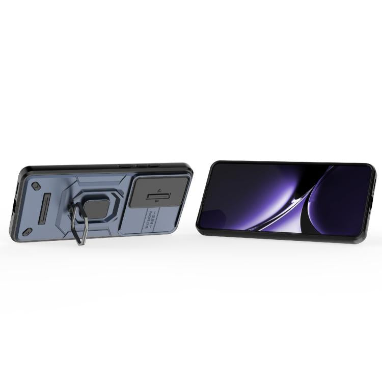 For Redmi Turbo 4 5G Sliding Camshield TPU + PC Shockproof Phone Case with Holder