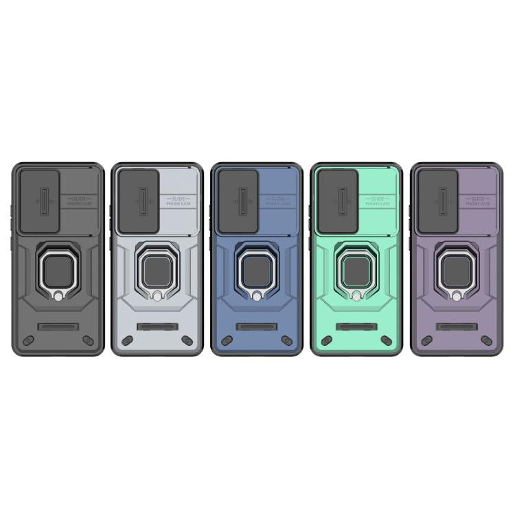 For Redmi Turbo 4 5G Sliding Camshield TPU + PC Shockproof Phone Case with Holder