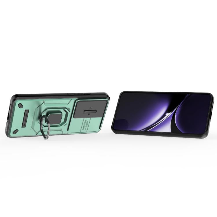 For Redmi Turbo 4 5G Sliding Camshield TPU + PC Shockproof Phone Case with Holder