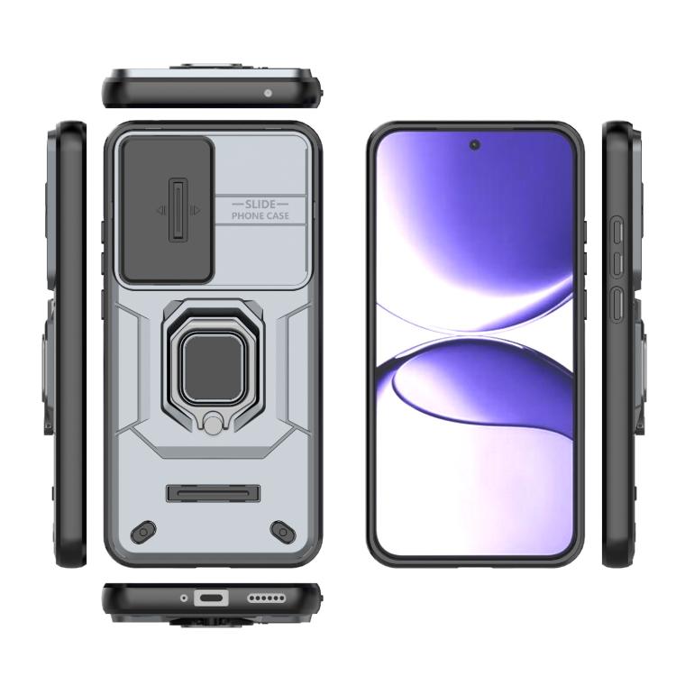 For Redmi Turbo 4 Pro 5G Sliding Camshield TPU + PC Shockproof Phone Case with Holder