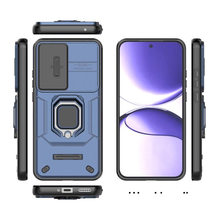 For Redmi Turbo 4 Pro 5G Sliding Camshield TPU + PC Shockproof Phone Case with Holder