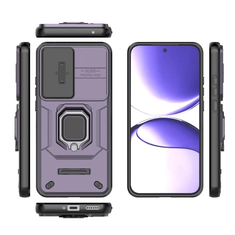 For Redmi Turbo 4 Pro 5G Sliding Camshield TPU + PC Shockproof Phone Case with Holder