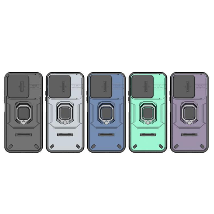 For Redmi 15C 5G / 4G EU 173mm Sliding Camshield TPU + PC Shockproof Phone Case with Holder