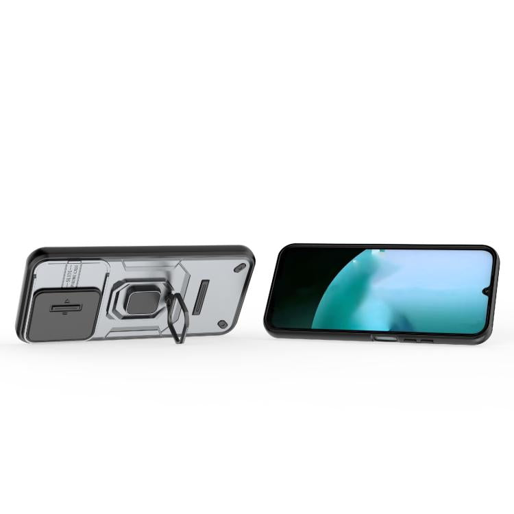 For Redmi 15C 5G / 4G EU 173mm Sliding Camshield TPU + PC Shockproof Phone Case with Holder