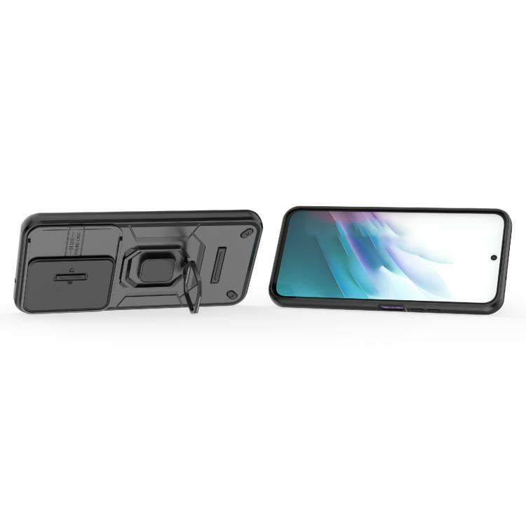 For Redmi 15 5G / 4G EU 171mm Sliding Camshield TPU + PC Shockproof Phone Case with Holder