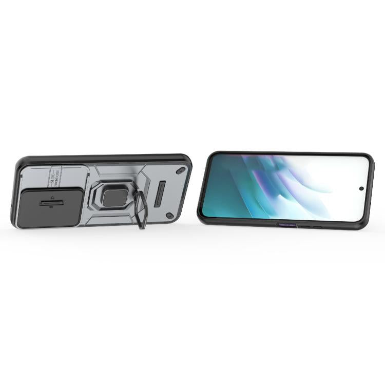 For Redmi 15 5G / 4G EU 171mm Sliding Camshield TPU + PC Shockproof Phone Case with Holder