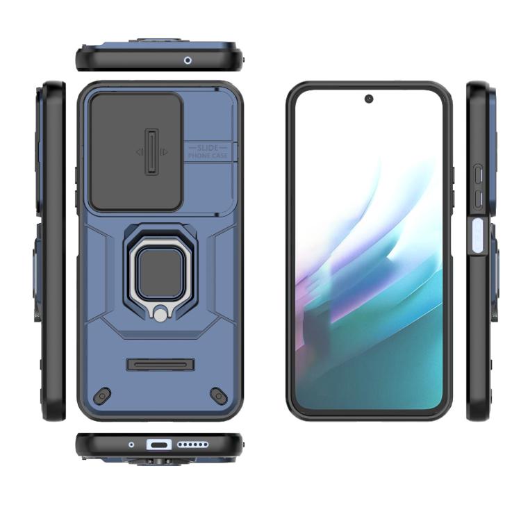 For Redmi 15 5G / 4G EU 171mm Sliding Camshield TPU + PC Shockproof Phone Case with Holder