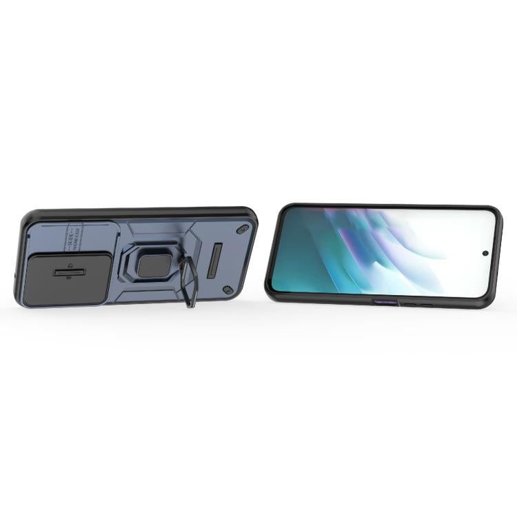 For Redmi 15 5G / 4G EU 171mm Sliding Camshield TPU + PC Shockproof Phone Case with Holder
