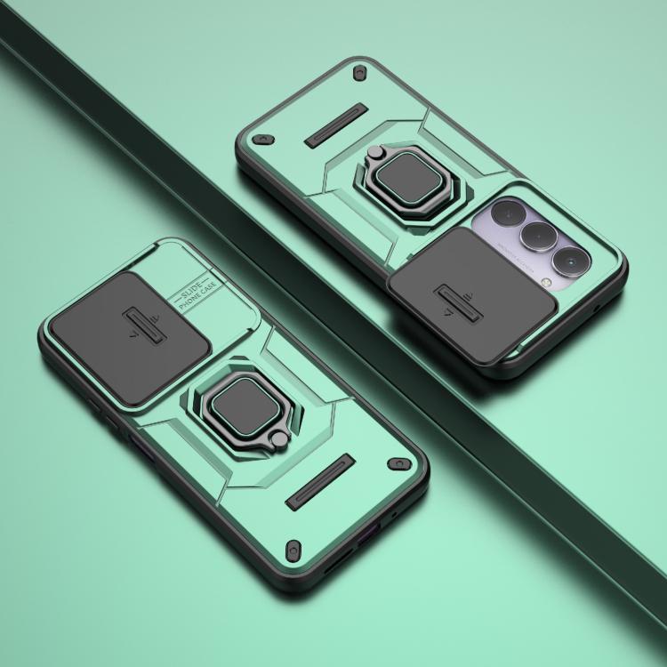 For Redmi 15 5G / 4G EU 171mm Sliding Camshield TPU + PC Shockproof Phone Case with Holder