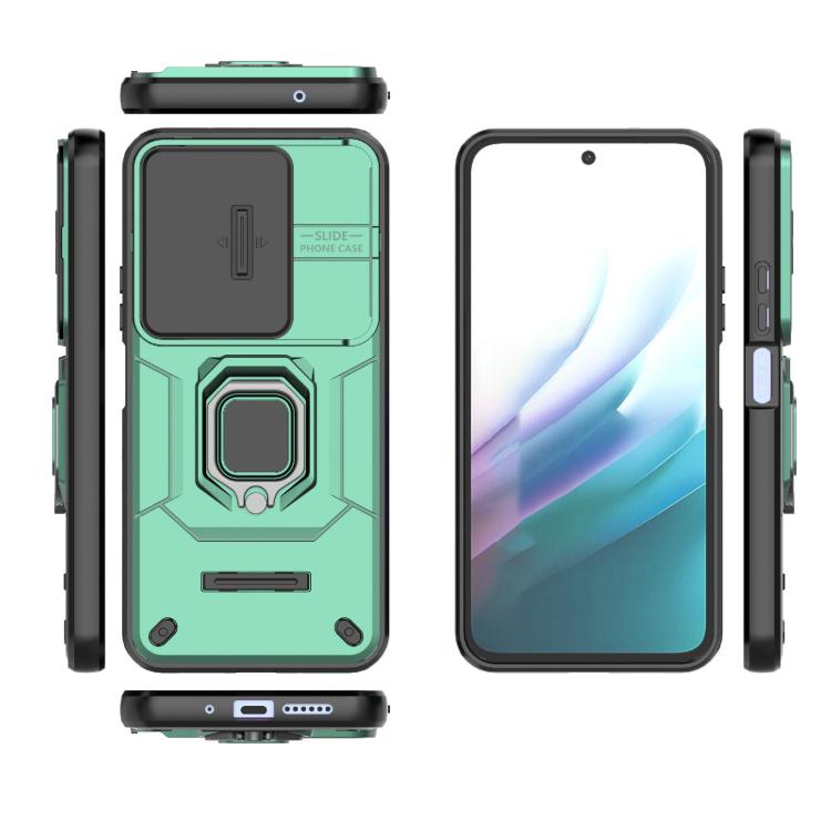 For Redmi 15 5G / 4G EU 171mm Sliding Camshield TPU + PC Shockproof Phone Case with Holder