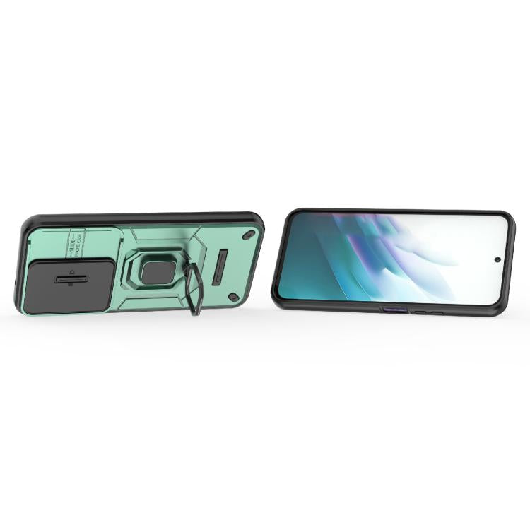 For Redmi 15 5G / 4G EU 171mm Sliding Camshield TPU + PC Shockproof Phone Case with Holder