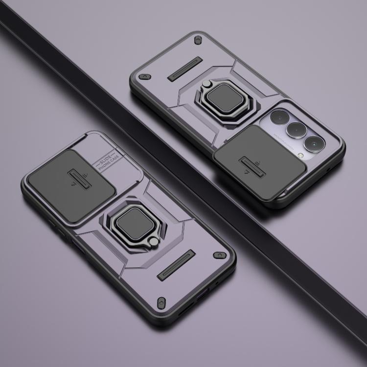 For Redmi 15 5G / 4G EU 171mm Sliding Camshield TPU + PC Shockproof Phone Case with Holder