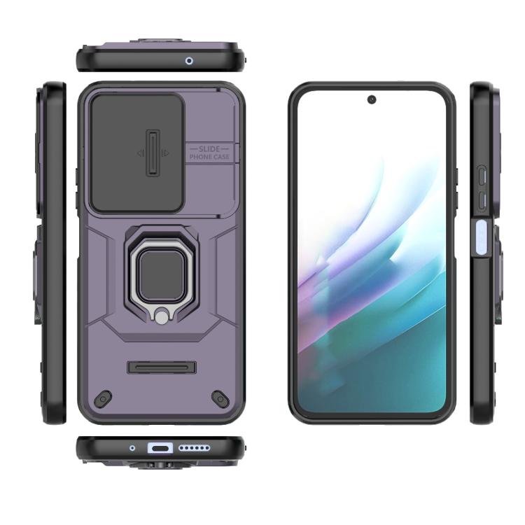 For Redmi 15 5G / 4G EU 171mm Sliding Camshield TPU + PC Shockproof Phone Case with Holder