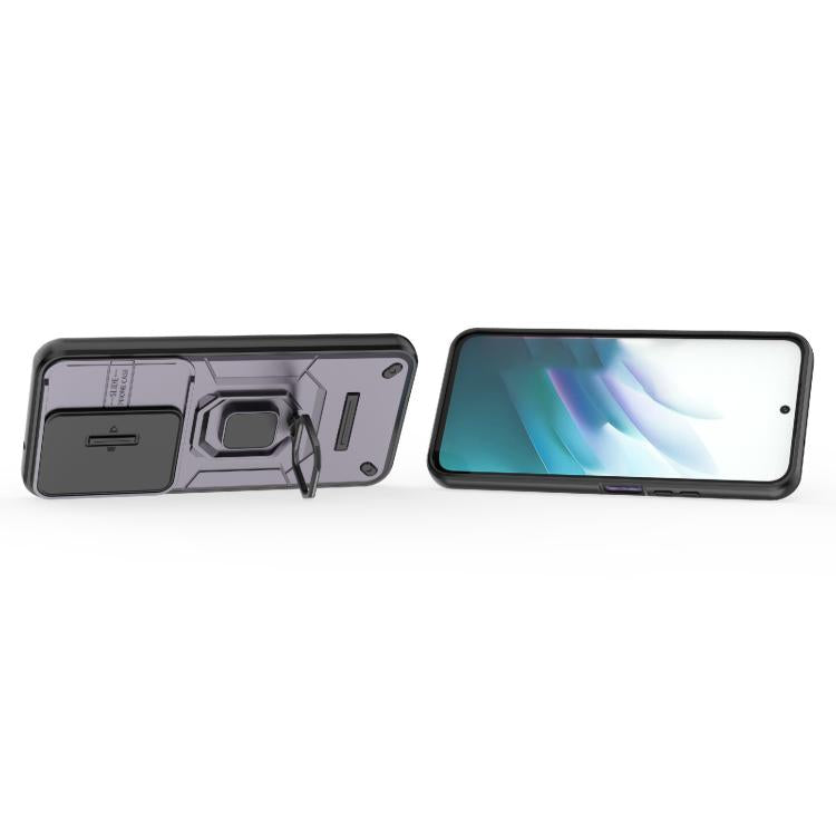 For Redmi 15 5G / 4G EU 171mm Sliding Camshield TPU + PC Shockproof Phone Case with Holder