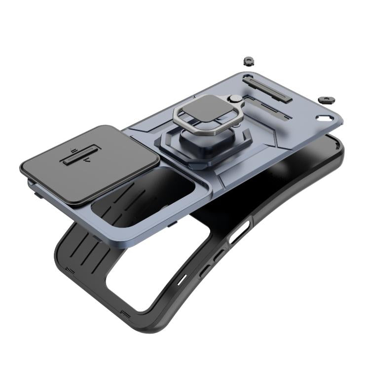 For Redmi 15 5G / 4G EU 171mm Sliding Camshield TPU + PC Shockproof Phone Case with Holder