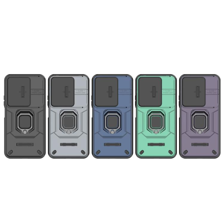 For Redmi 15 5G / 4G EU 171mm Sliding Camshield TPU + PC Shockproof Phone Case with Holder