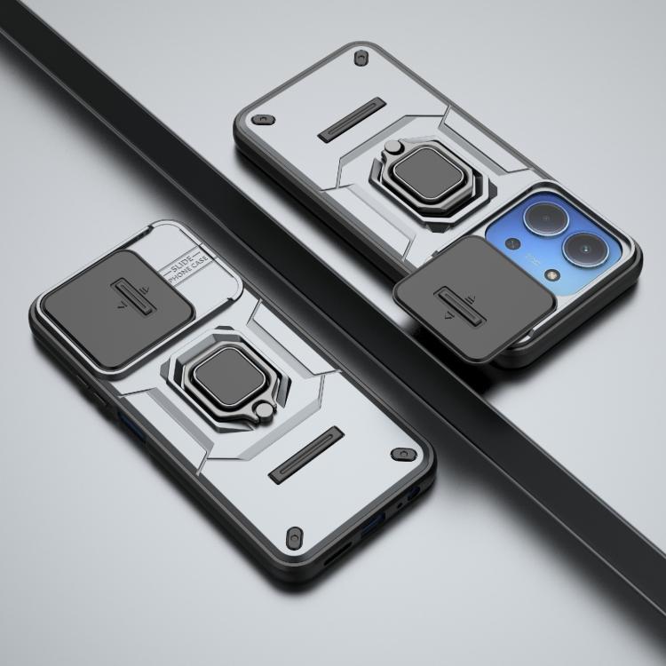 For Redmi 15C 5G / 4G Global 171mm Sliding Camshield TPU + PC Shockproof Phone Case with Holder