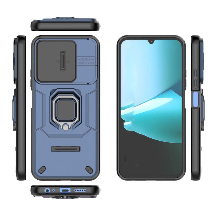 For Redmi 15C 5G / 4G Global 171mm Sliding Camshield TPU + PC Shockproof Phone Case with Holder
