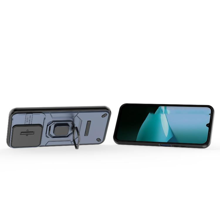 For Redmi 15C 5G / 4G Global 171mm Sliding Camshield TPU + PC Shockproof Phone Case with Holder