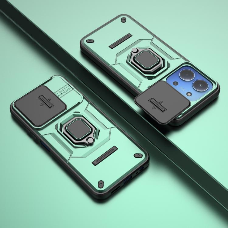 For Redmi 15C 5G / 4G Global 171mm Sliding Camshield TPU + PC Shockproof Phone Case with Holder