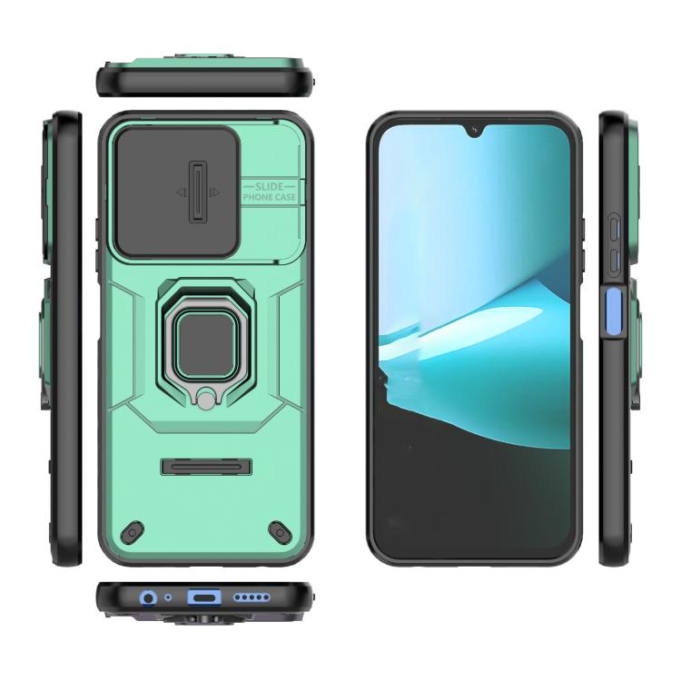 For Redmi 15C 5G / 4G Global 171mm Sliding Camshield TPU + PC Shockproof Phone Case with Holder