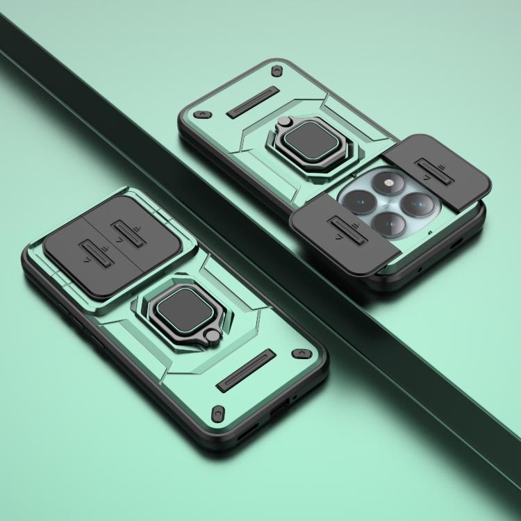 For Redmi Note 15 Pro+ 5G Global 163.3mm Sliding Camshield TPU + PC Shockproof Phone Case with Holder