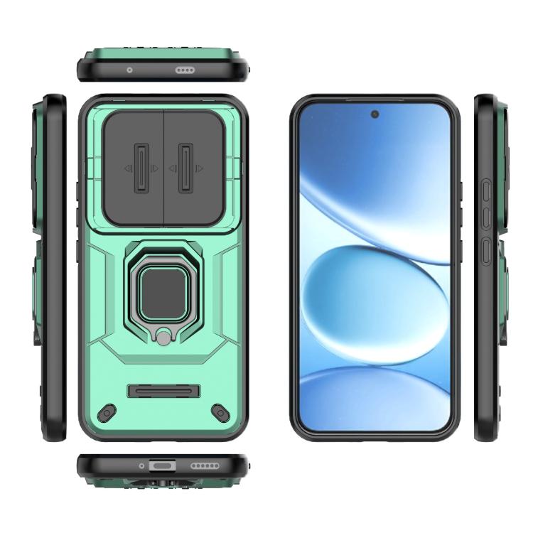 For Redmi Note 15 Pro+ 5G Global 163.3mm Sliding Camshield TPU + PC Shockproof Phone Case with Holder