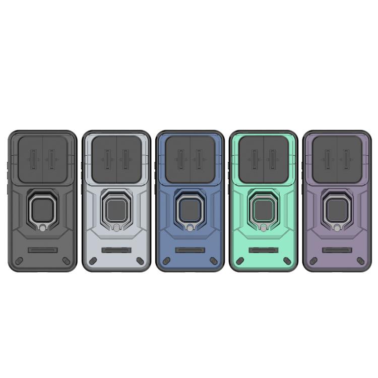 For Redmi Note 15 Pro 5G Global 163.6mm Sliding Camshield TPU + PC Shockproof Phone Case with Holder