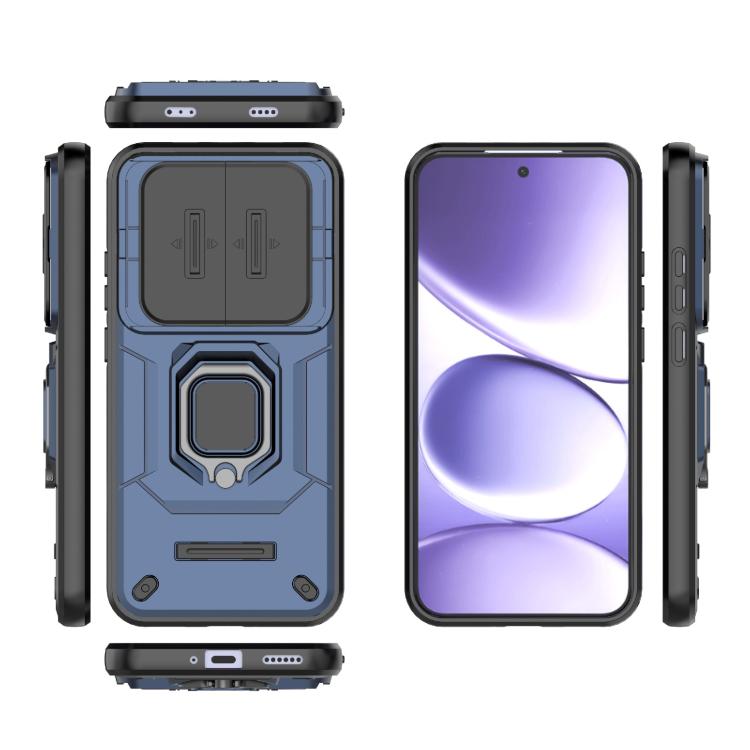 For Redmi Note 15 Pro 5G Global 163.6mm Sliding Camshield TPU + PC Shockproof Phone Case with Holder