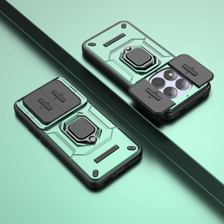 For Redmi Note 15 Pro 5G Global 163.6mm Sliding Camshield TPU + PC Shockproof Phone Case with Holder