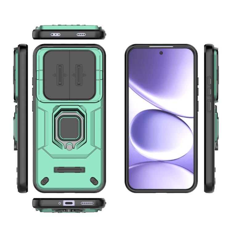 For Redmi Note 15 Pro 5G Global 163.6mm Sliding Camshield TPU + PC Shockproof Phone Case with Holder