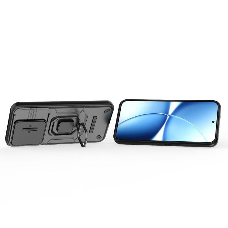 For Redmi Turbo 5 Max / Poco X8 Pro Max Sliding Camshield TPU + PC Shockproof Phone Case with Holder